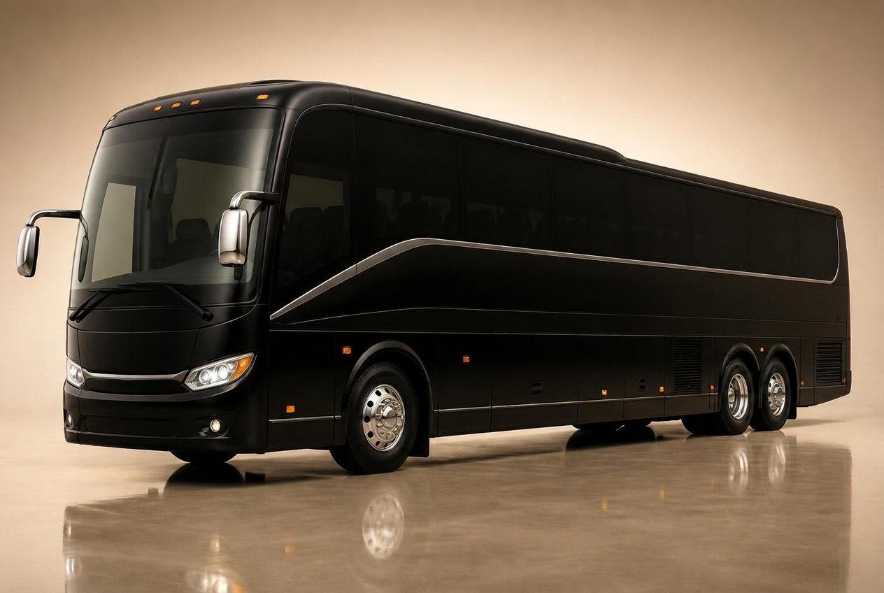 Charter Bus used by Exodus Limo Service in Los Angeles