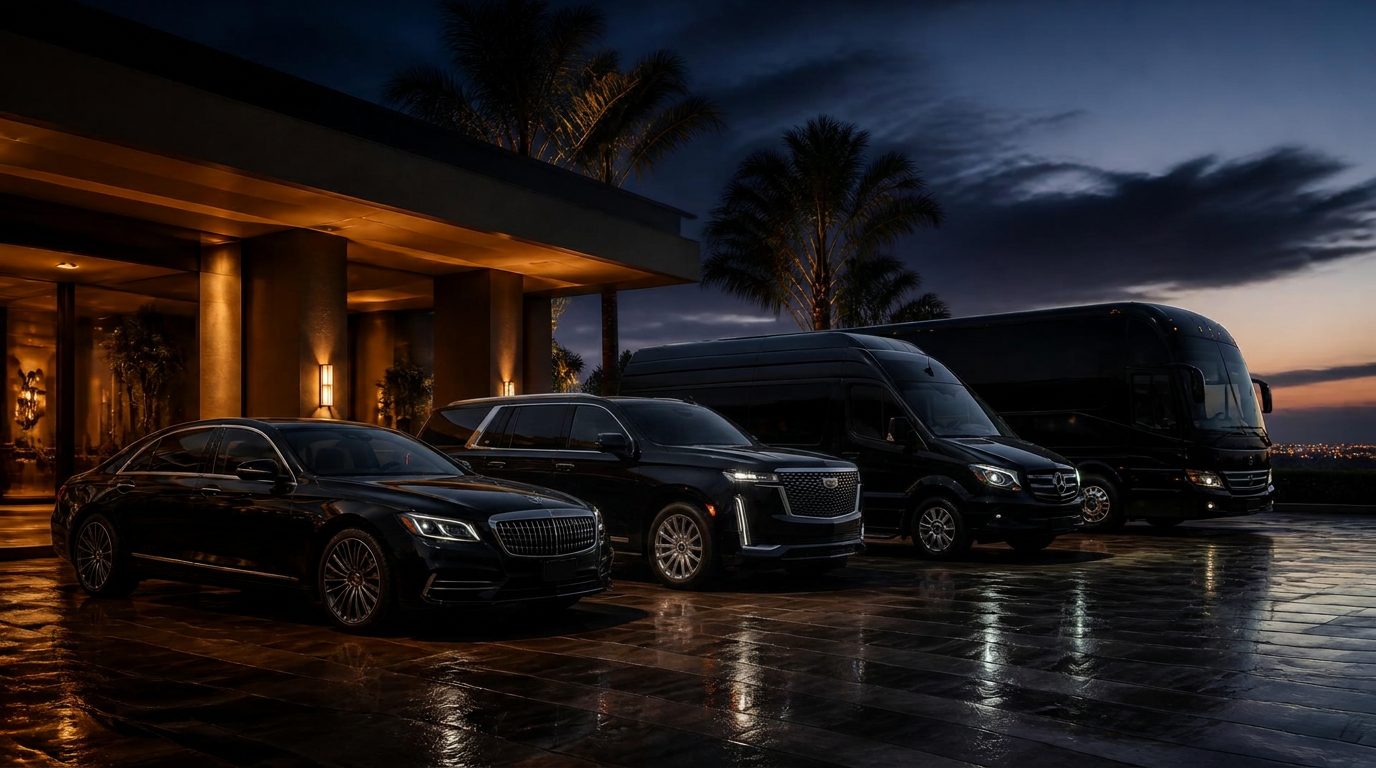 Multiple Vehicles for Los Angeles event transportation