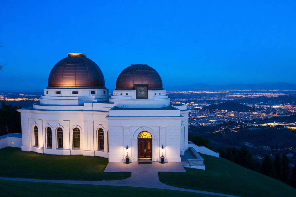 Griffith Observatory in Griffith Park, Los Angeles
