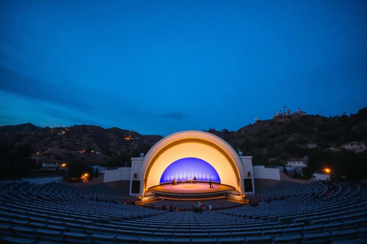 Hollywood Bowl in Hollywood Hills, Los Angeles