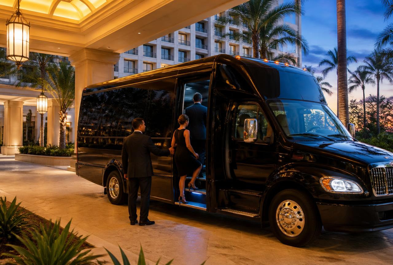 Hotel shuttle loops