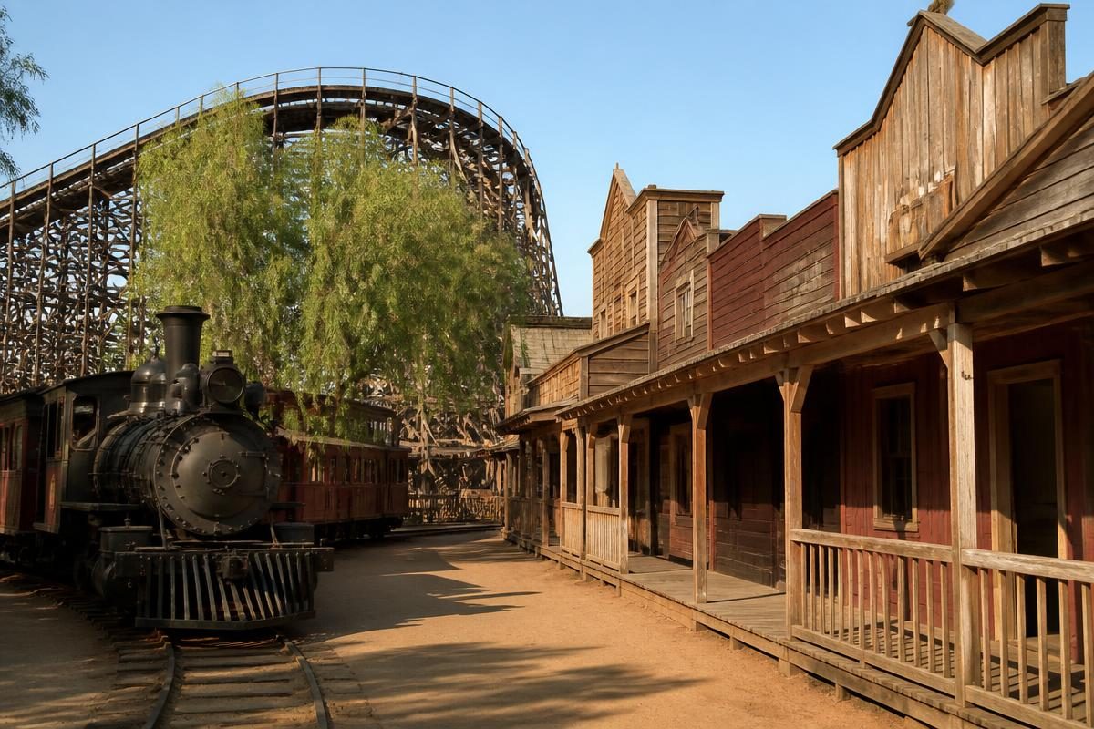 Knott's Berry Farm in Buena Park, Orange County