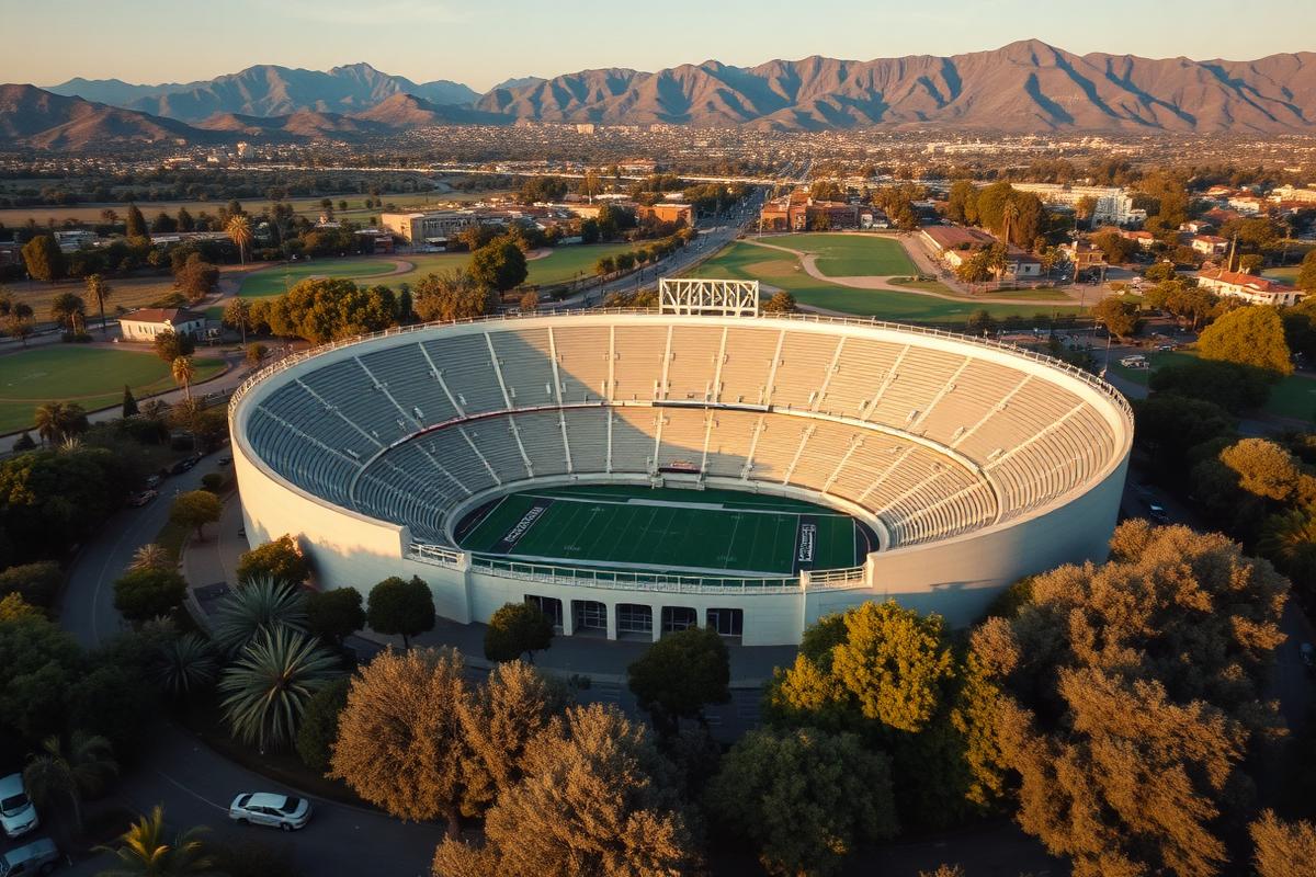 Rose Bowl Stadium in Pasadena