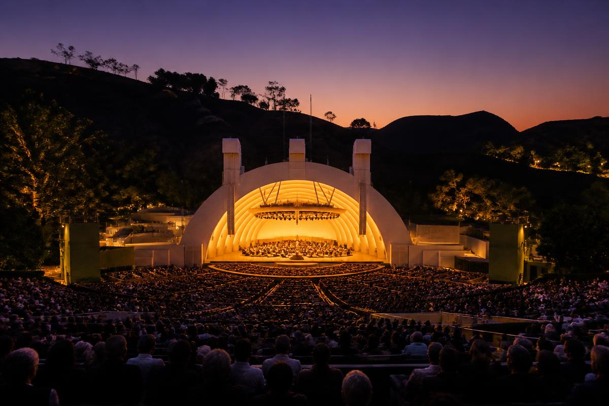 Hollywood Bowl transportation by Exodus Limo Service