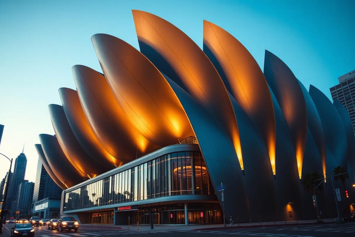 Walt Disney Concert Hall in Downtown Los Angeles